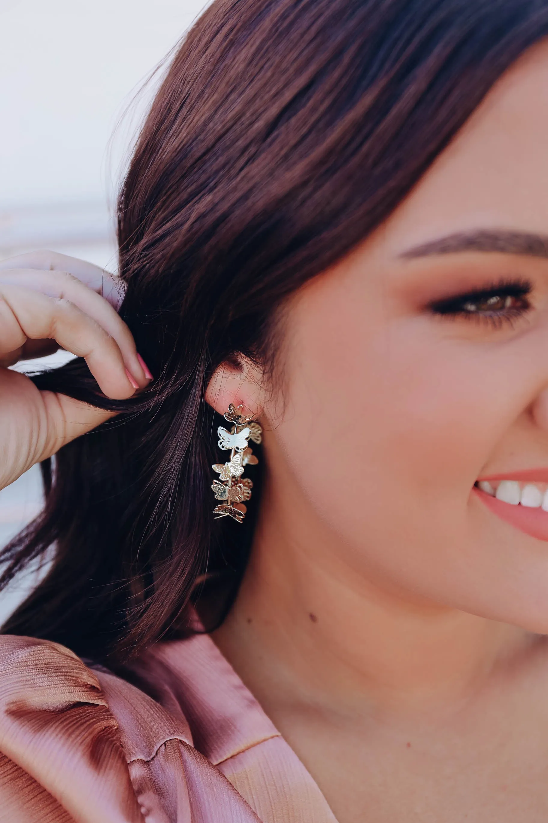 Martina Butterfly Hoops