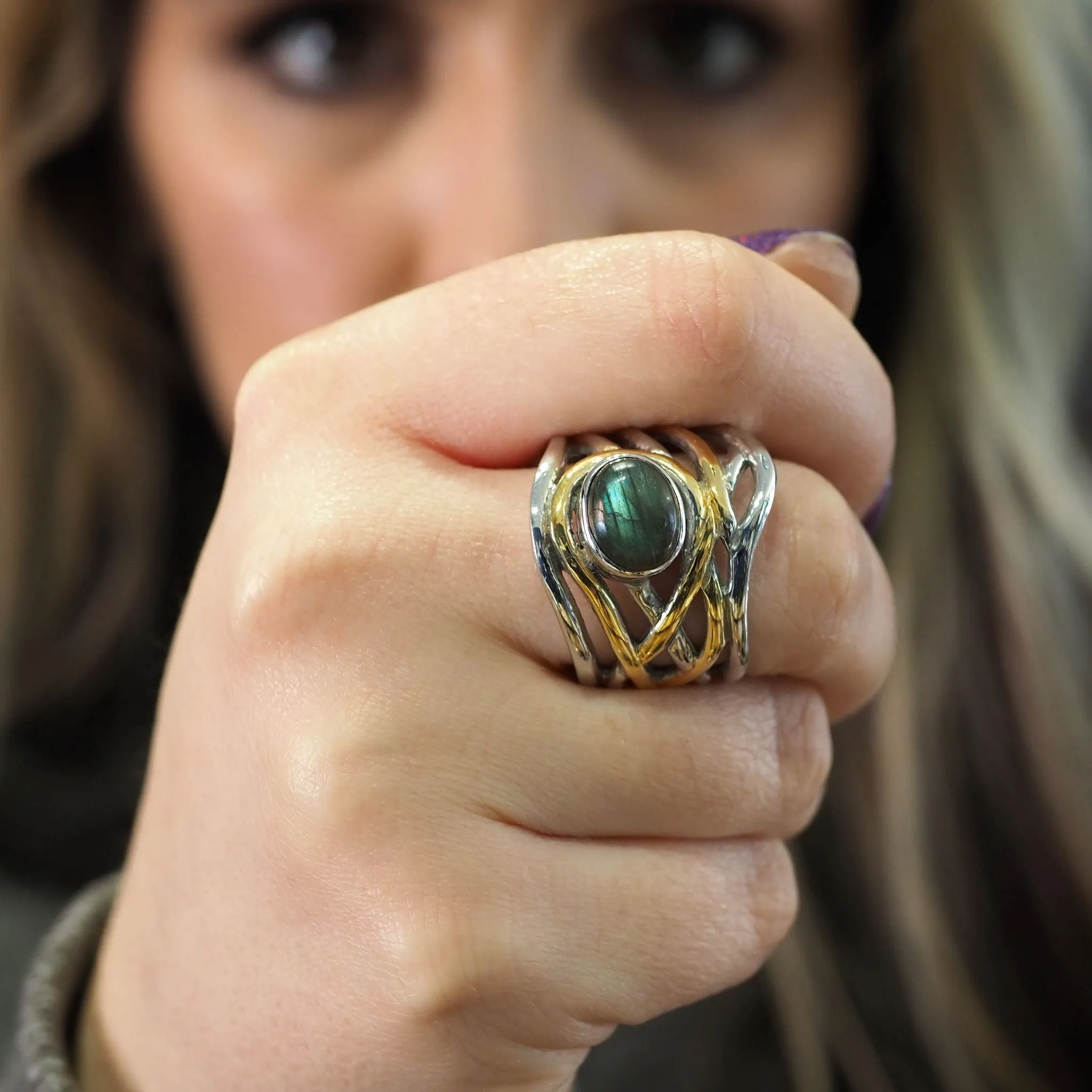 Mayhem Ring in various gemstones