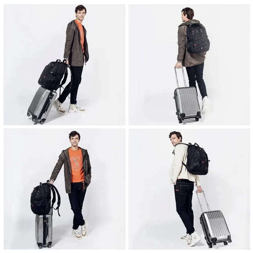 Men's Large Capacity Waterproof Travel Backpack for Outdoor Camping & Hiking