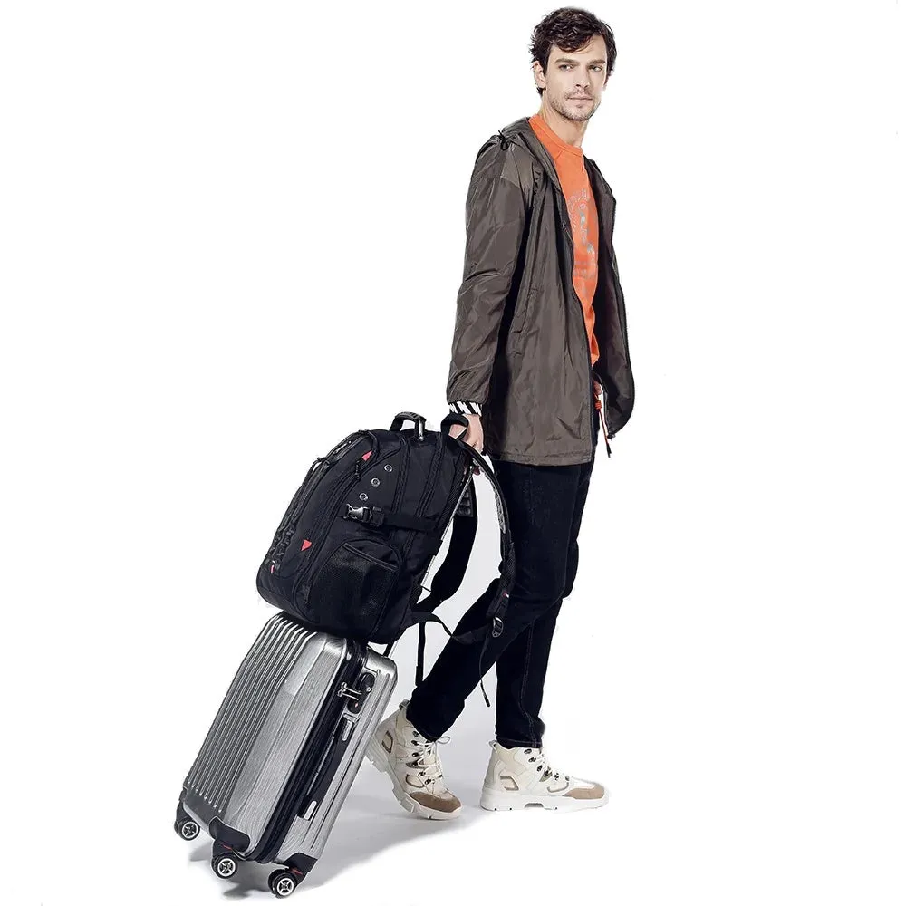 Men's Large Capacity Waterproof Travel Backpack for Outdoor Camping & Hiking
