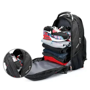 Men's Large Capacity Waterproof Travel Backpack for Outdoor Camping & Hiking