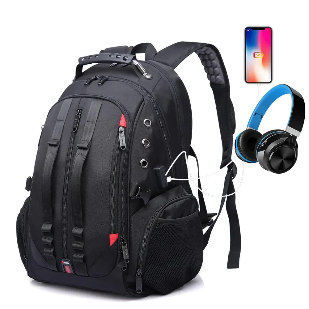 Men's Large Capacity Waterproof Travel Backpack for Outdoor Camping & Hiking