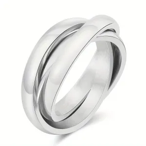 Men's Titanium Steel Couple Ring