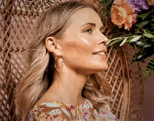 Mimosa Hoop Earrings