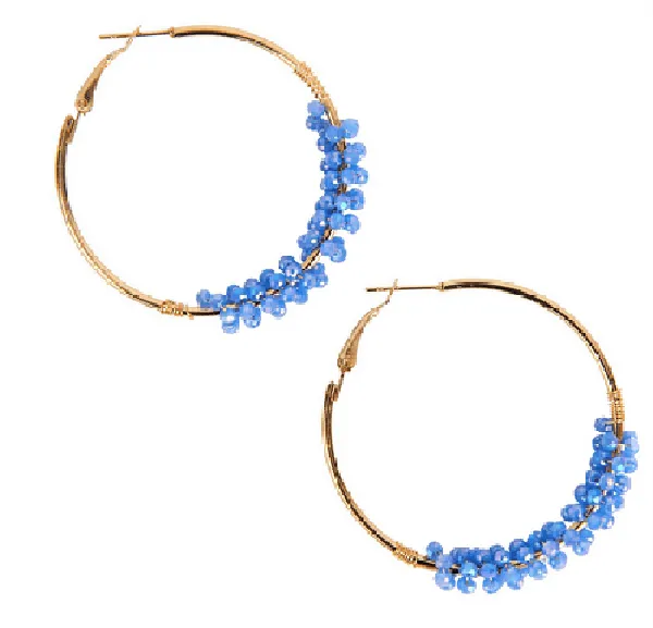 Mimosa Hoop Earrings