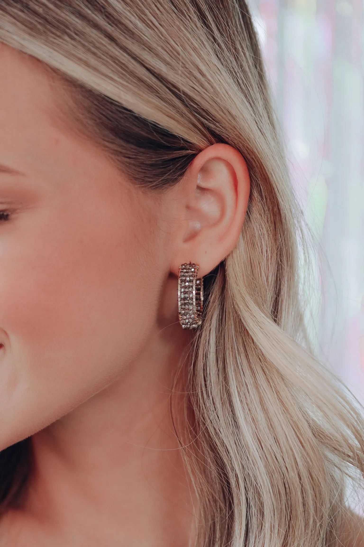 Mitzi Earrings - Grey