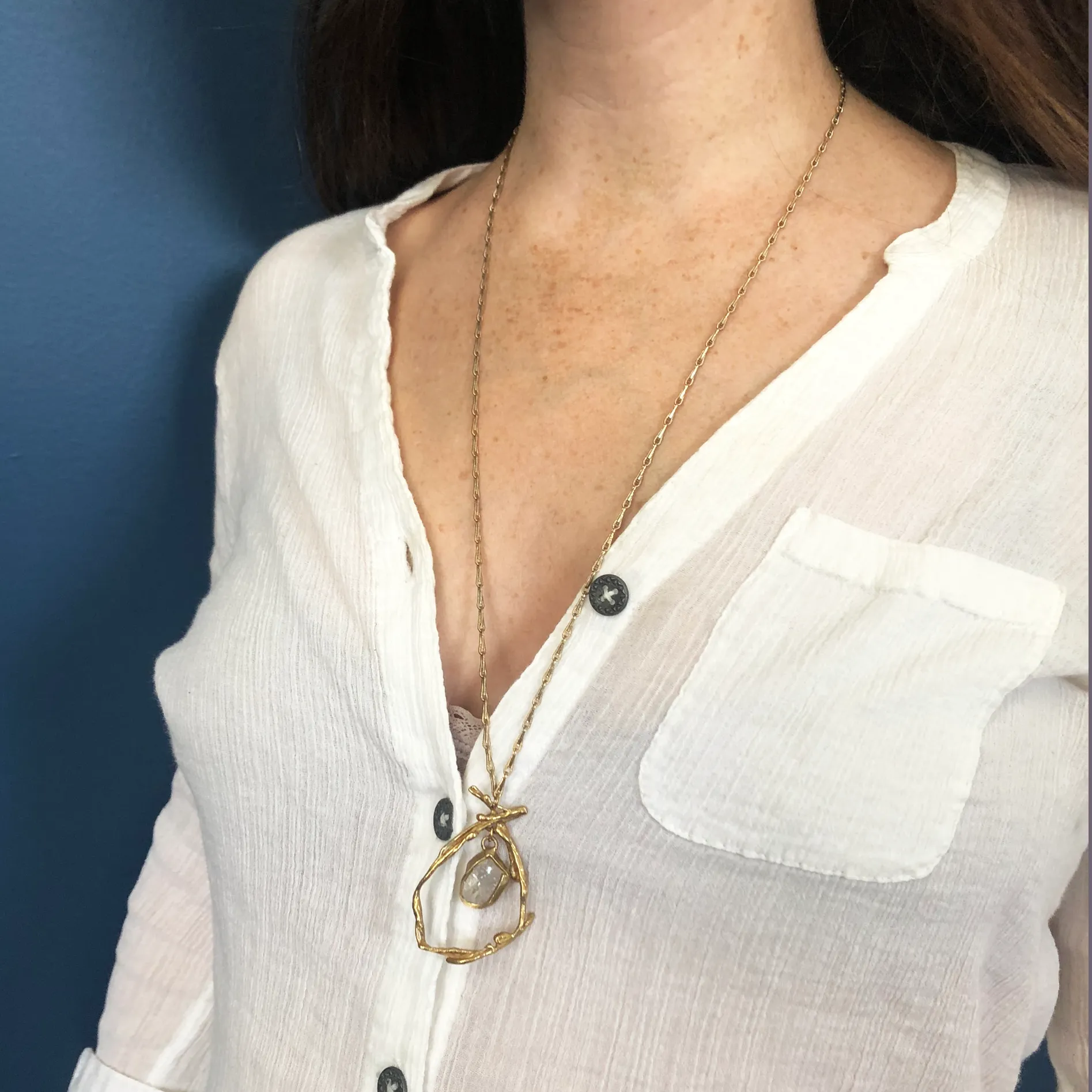 Morning Glory Solo Pendant