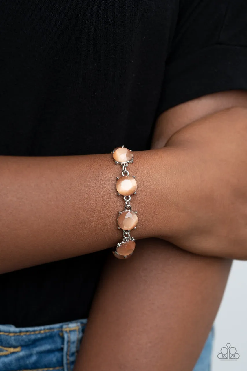 Ms. GLOW-It-All Orange Paparazzi Bracelet