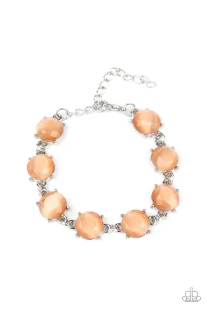 Ms. GLOW-It-All Orange Paparazzi Bracelet