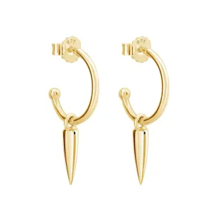 MURKANI Dagger Hoops - 18KT Gold Plate