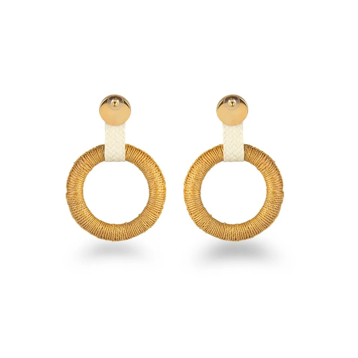 Mustard Maguey Hoops