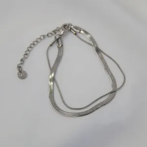 Nellie| Stainless Steel 18K Gold Plated Snake Bracelet