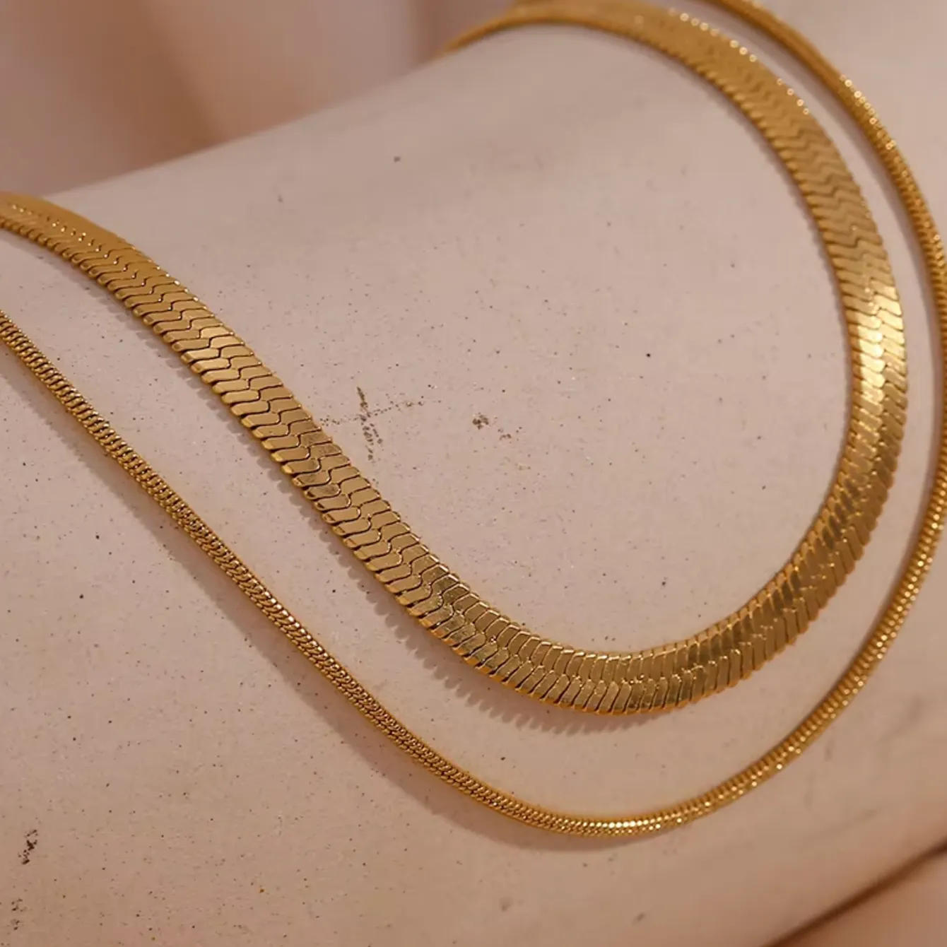 Nellie| Stainless Steel 18K Gold Plated Snake Bracelet