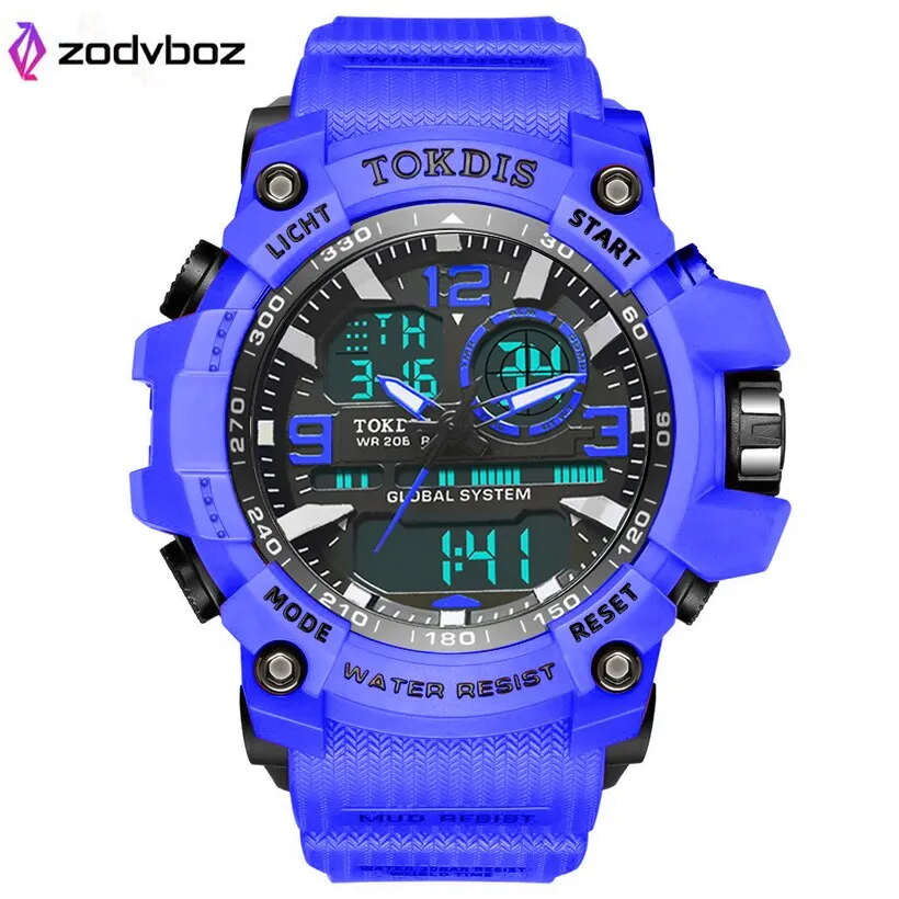 New Digital Men Military Watch 50m Waterproof Wristwatch LED Quartz Clock Sport Watch Male Big Watches Men Relogios Masculino
