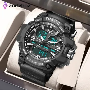 New Digital Men Military Watch 50m Waterproof Wristwatch LED Quartz Clock Sport Watch Male Big Watches Men Relogios Masculino