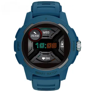 North Edge MARS 2 Blue Outdoor Sports Smartwatch - Smart Alerts, Health Monitoring, Multi-Sport Mode