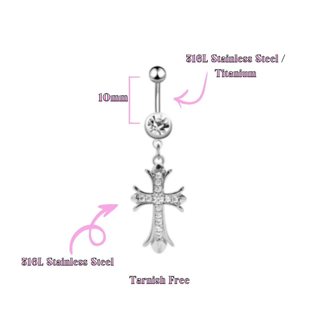 Not a Saint Belly Button Piercing