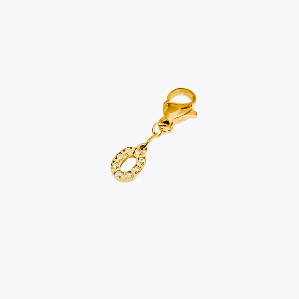 Number Charm Bar Chanelle Charms  - WATERPROOF