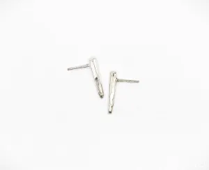 Obscuro Jewelry Silver Spike Earrings (Various Lengths)