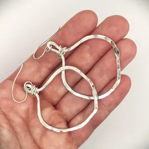 Obscuro Jewelry Silver Veruschka Hoops - Small