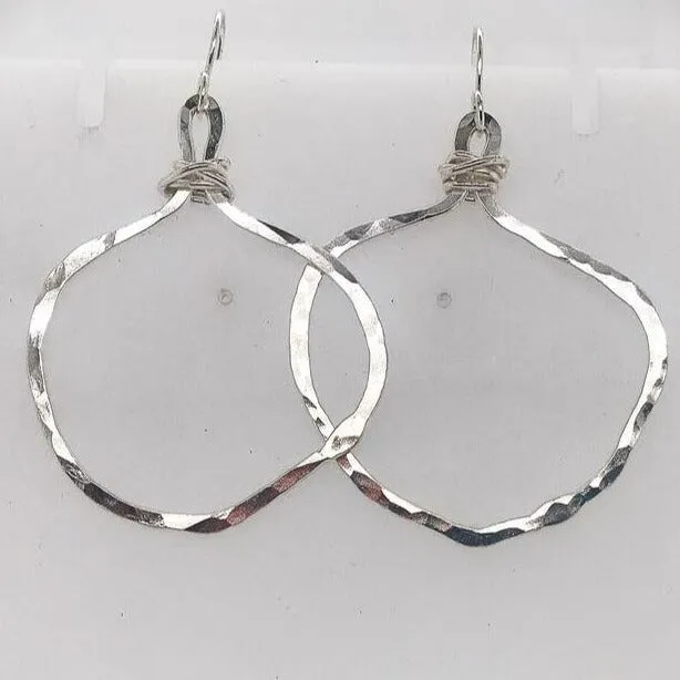 Obscuro Jewelry Silver Veruschka Hoops - Small