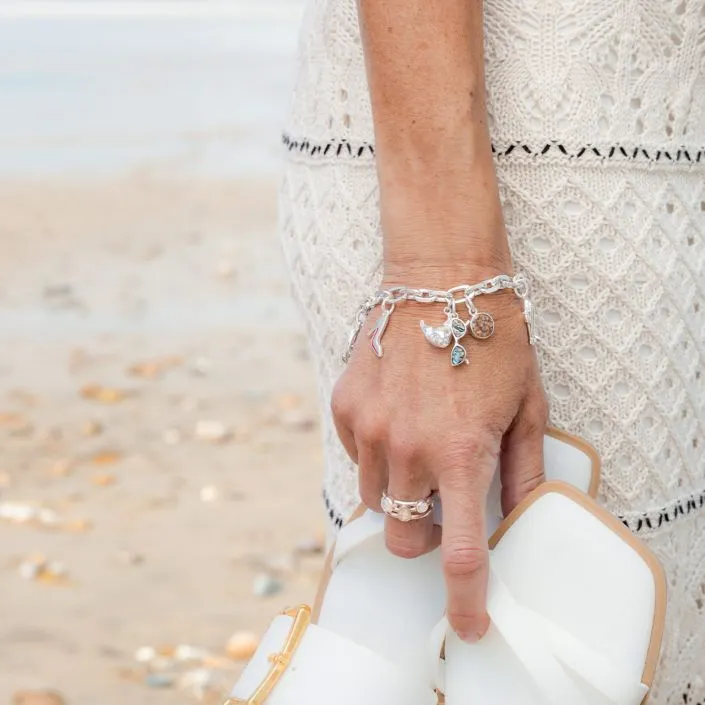 Ocean Trio Ring by Captain Kate - Silver