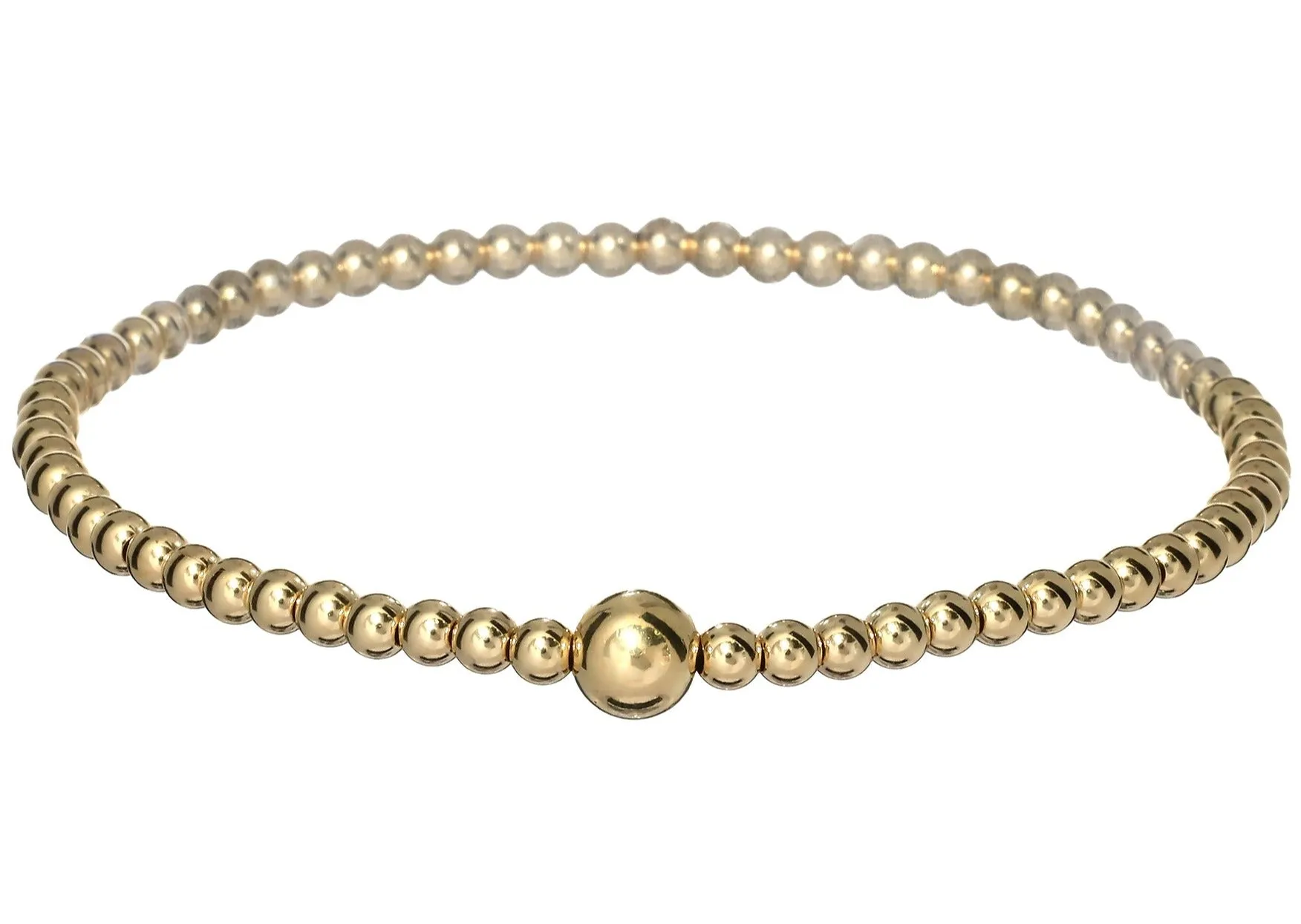 OLIVIA | Stretchy Anti-tarnish 14K Gold Filled Bracelet