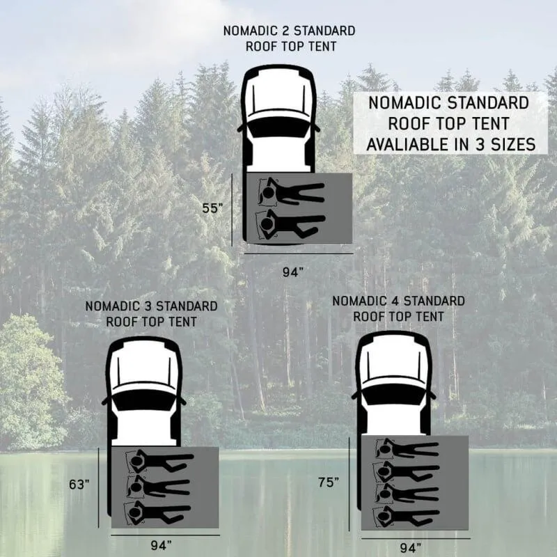 Overland Vehicle Systems Nomadic Standard Roof Top Tent