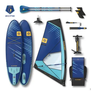 Oxygen iWindSup (FCD) 10'7" & Glide 5.5 Rig   Paddle   Leash