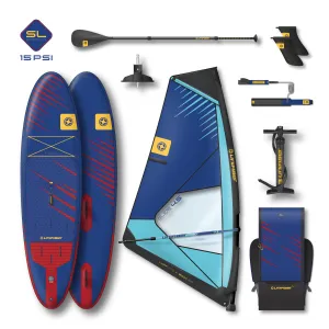 Oxygen iWindSup SL 10'7" & Glide 1.5 Rig   Paddle   Leash