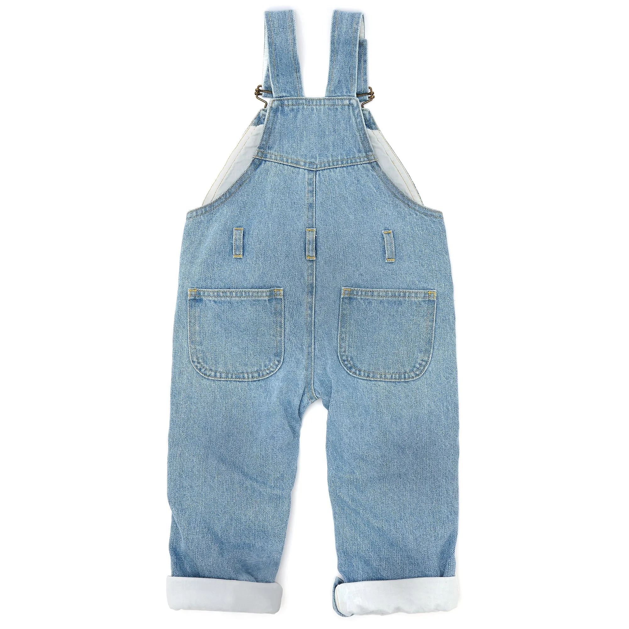 Pale Denim Dungarees
