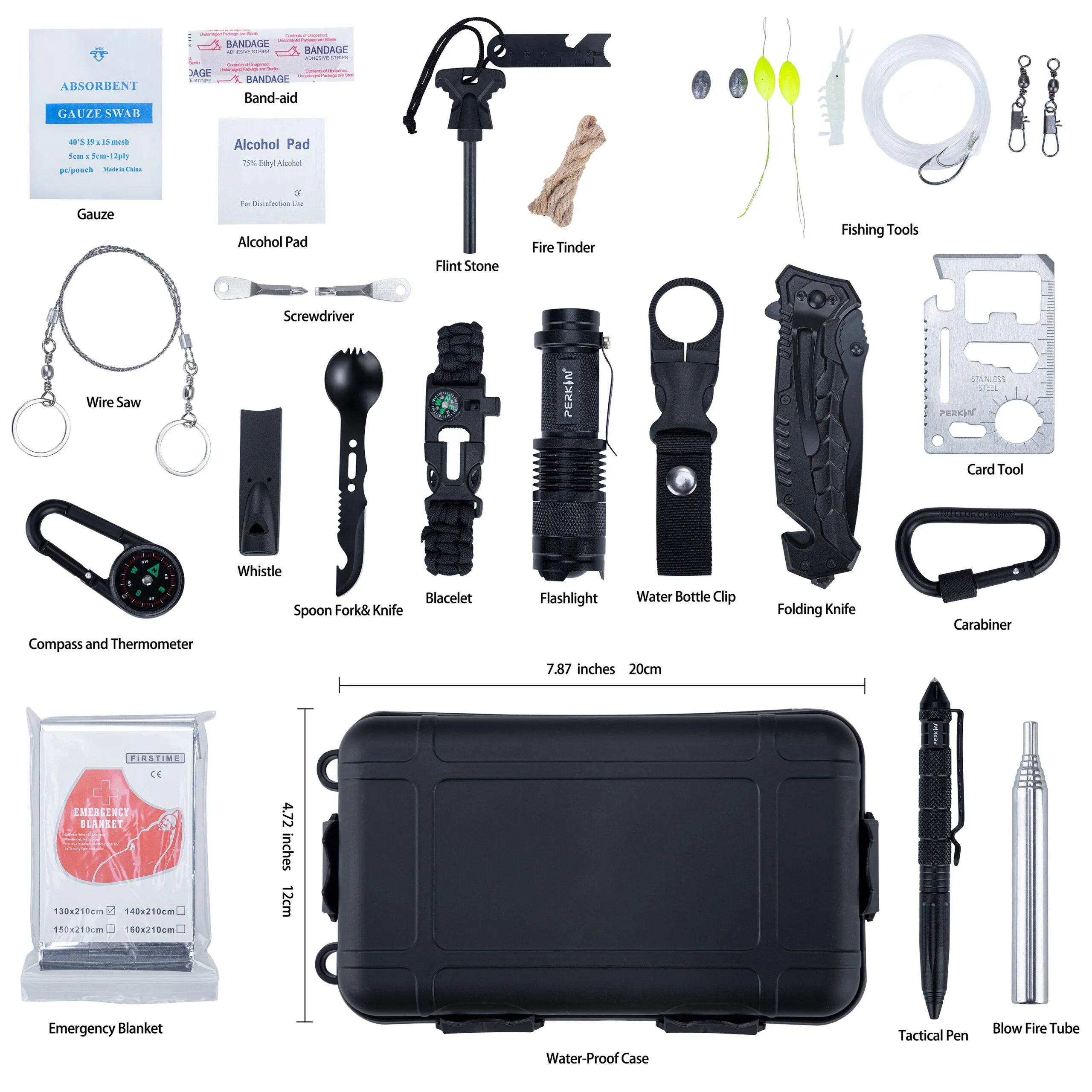 Perkin Survival Kit Suvival Gear Survival First Aid Kit