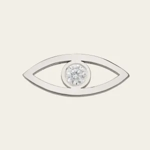 Pharaoh's Eye Silver Stud