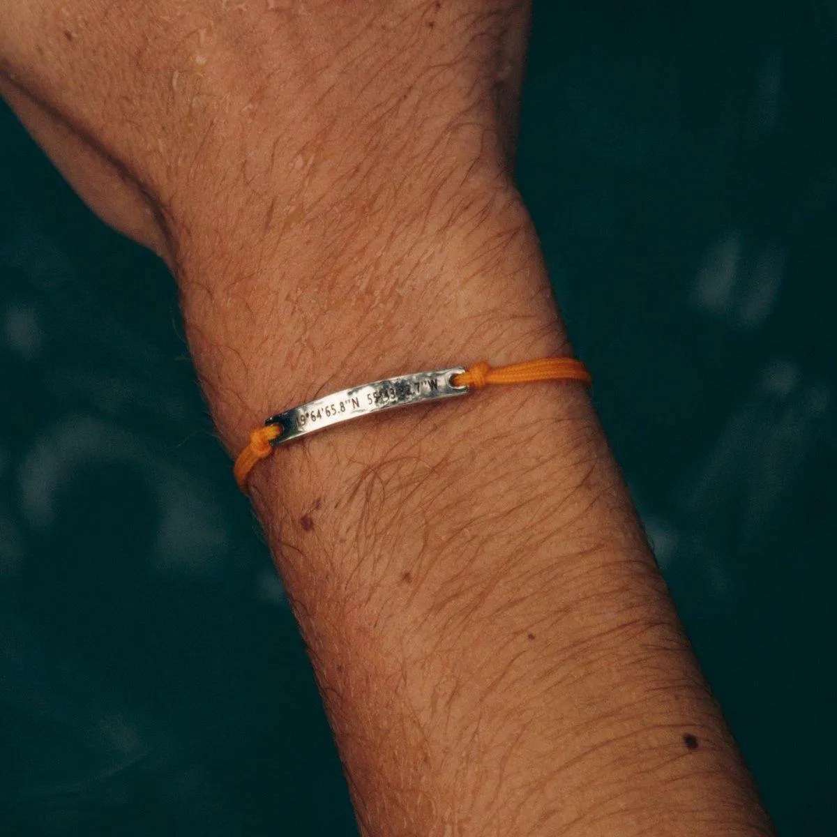 Pink Custom String Bracelet