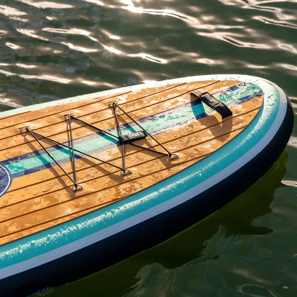 POP Inflatable 11'0 Yacht Hopper Teak/Blue/Mint