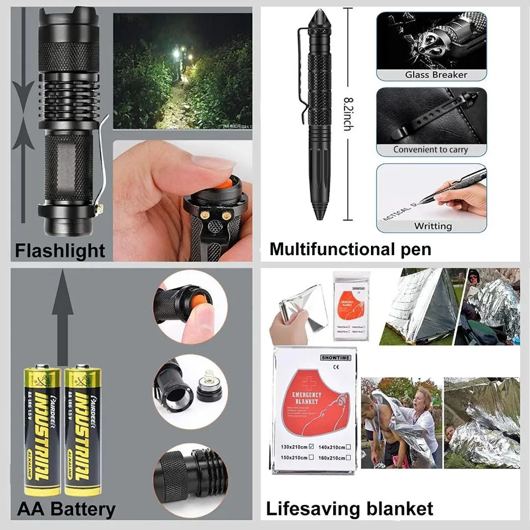 PrepPro 30-in-1 Elite Survival Kit – Compact Power. Total Preparedness.