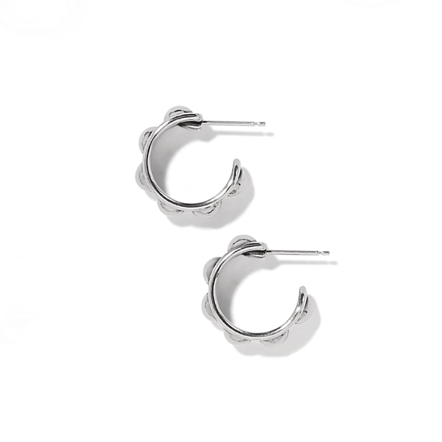 Pretty Tough Stud Post Hoop Earrings - JA9897
