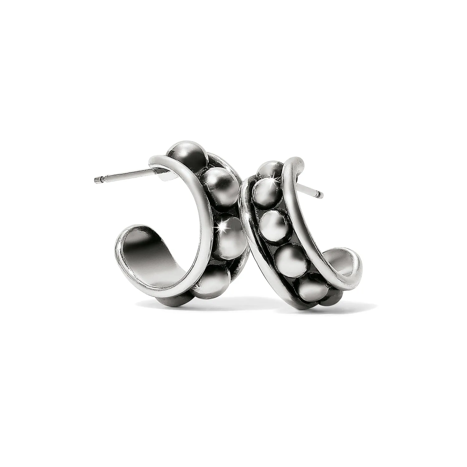 Pretty Tough Stud Post Hoop Earrings - JA9897