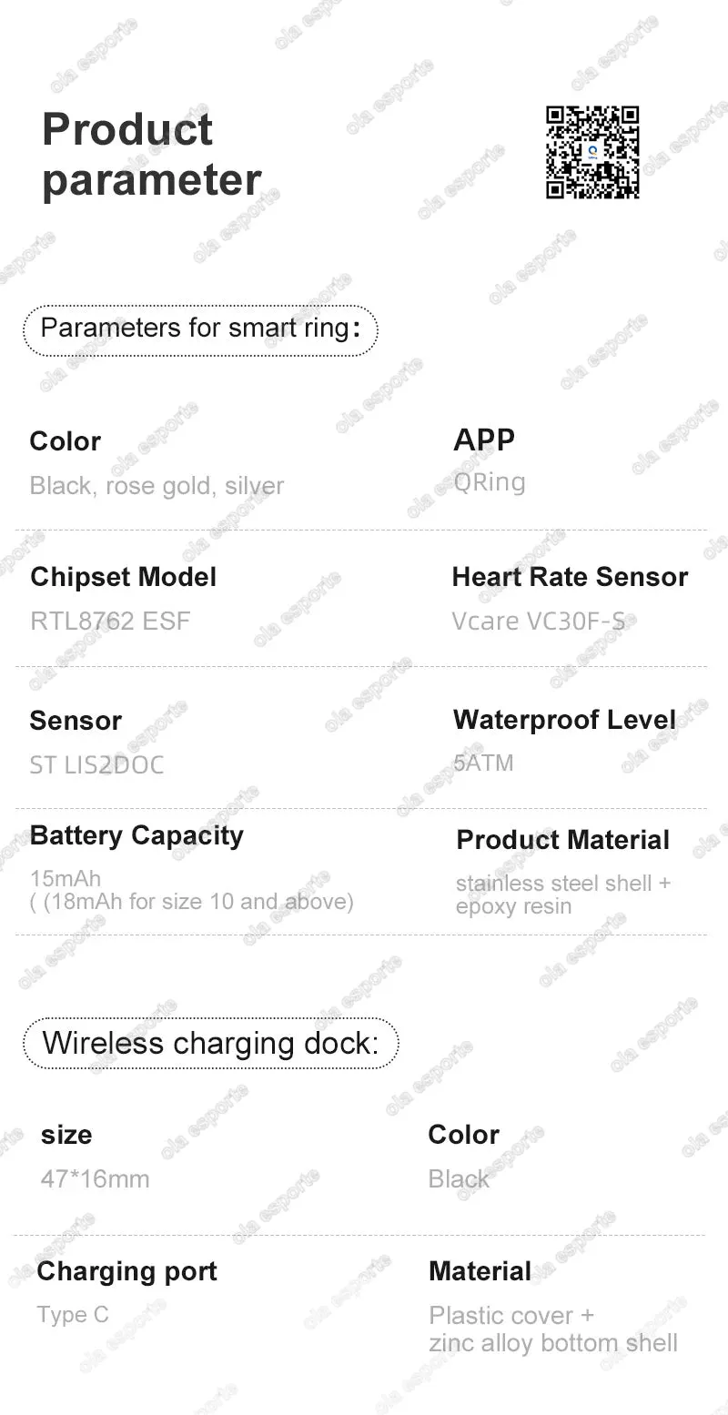 R12 Smart Ring – Touch Display, Health Monitor & Waterproof