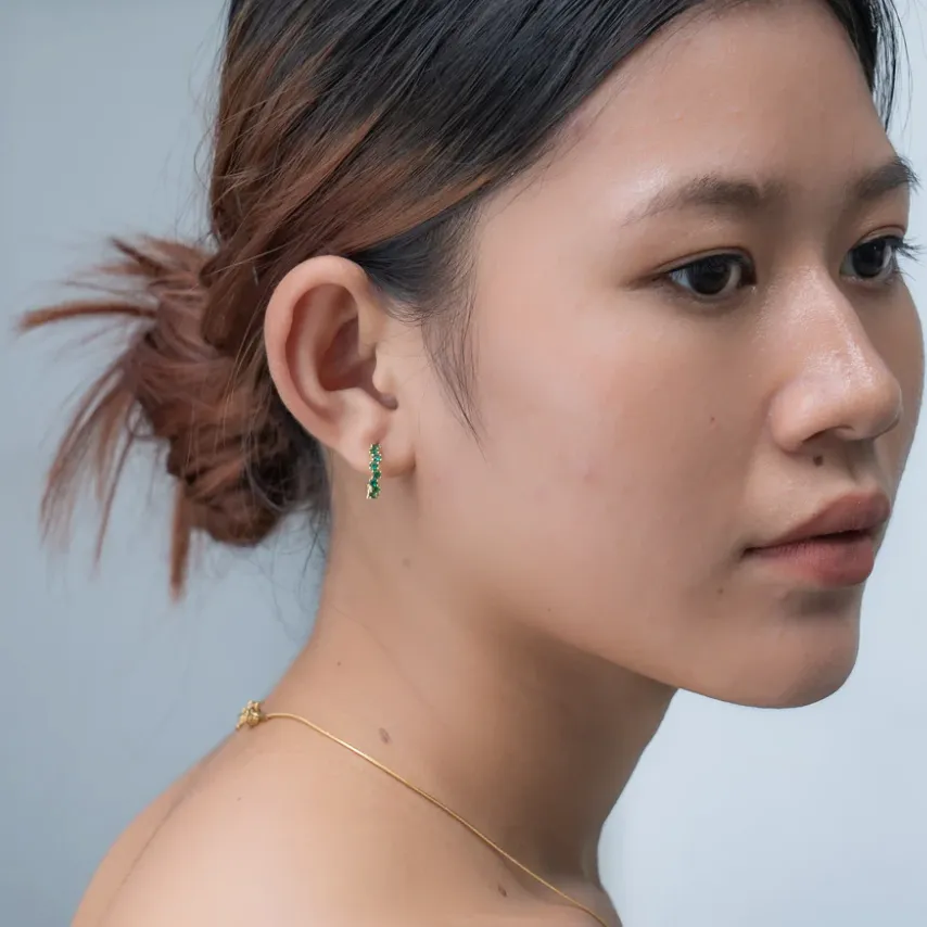 Radicle Hoop Earrings