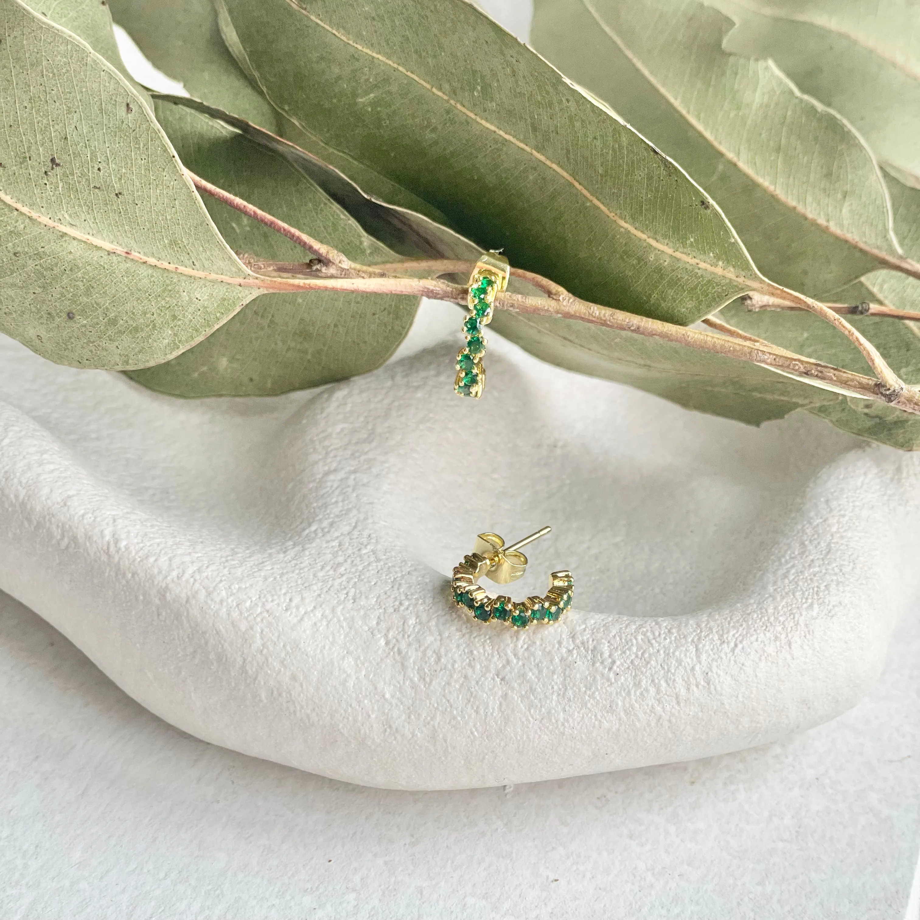 Radicle Hoop Earrings
