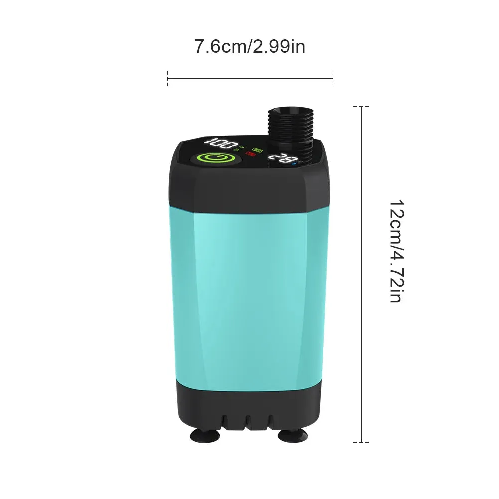 Rechargeable Camping Shower with Digital Display