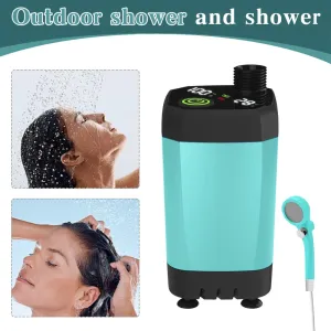 Rechargeable Camping Shower with Digital Display