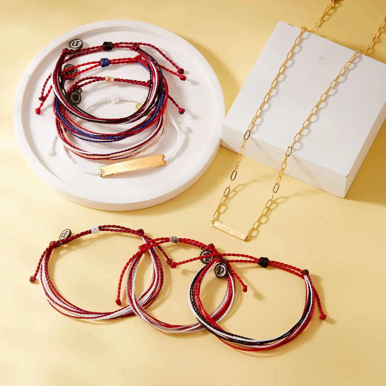 Red & Navy Bracelet