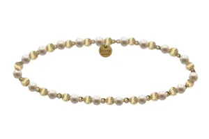 REECE | Stretchy Anti-tarnish 14K Gold Filled and Pearls Stackable Bracelet