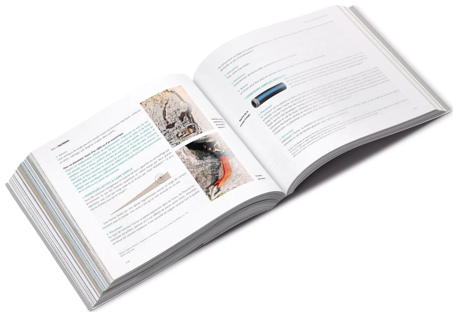 Roc, rock climbing reference guide