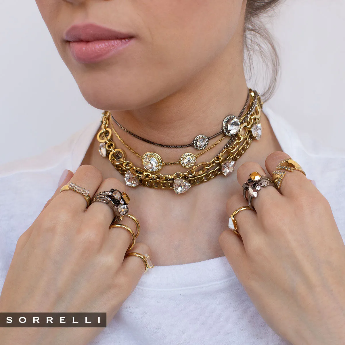 Running In Circles Stacked Ring - RDW3BGCRY