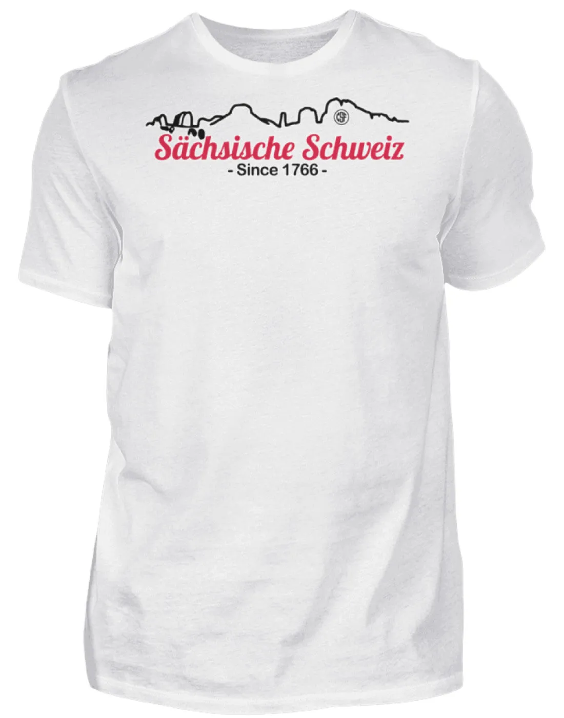 Sächsiche Schweiz - Skyline  - Herren Shirt