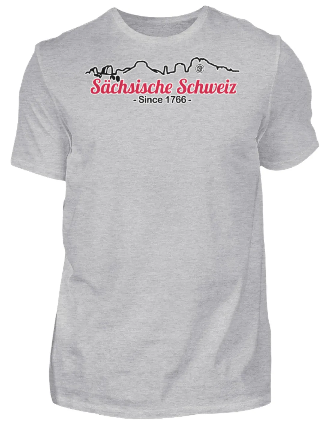 Sächsiche Schweiz - Skyline  - Herren Shirt