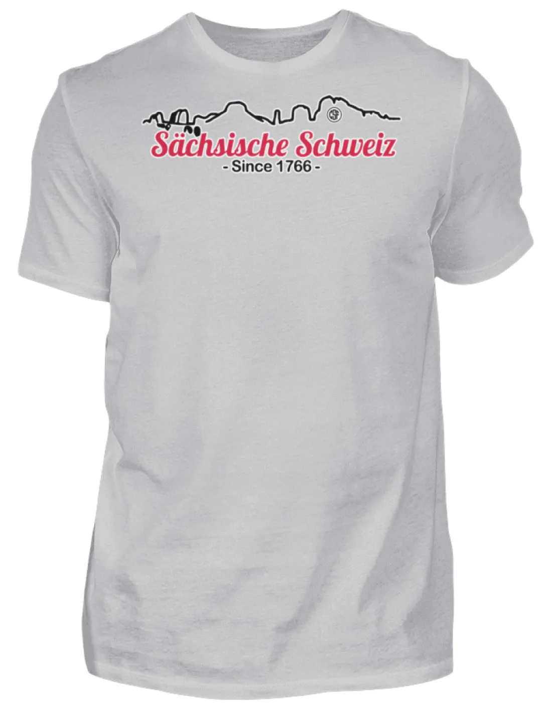 Sächsiche Schweiz - Skyline  - Herren Shirt